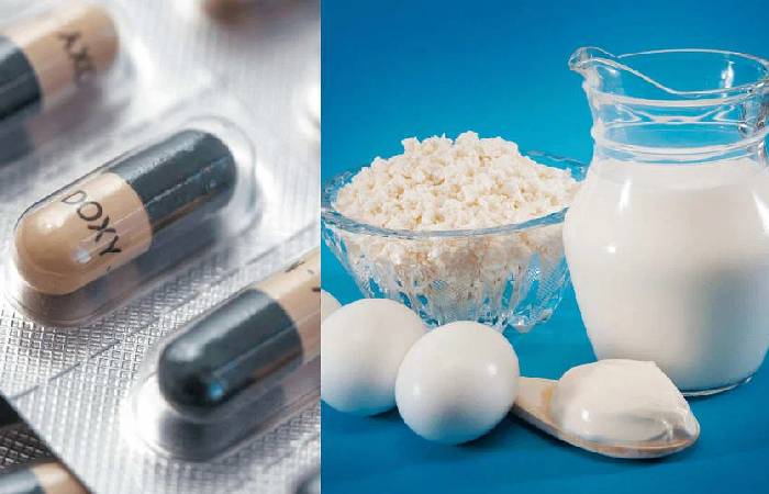 doxycycline and dairy