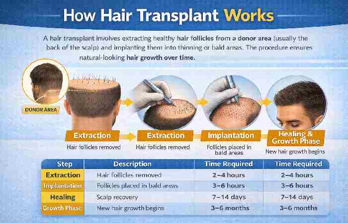 hair transplant works