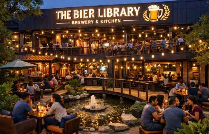 the bier library brewery and kitchen, koramangala