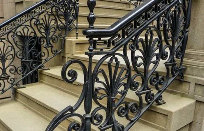 decorative forged railing