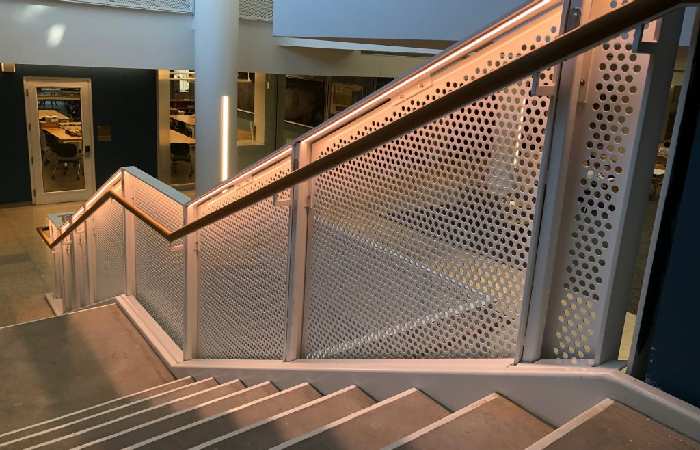 perforated sheet railing
