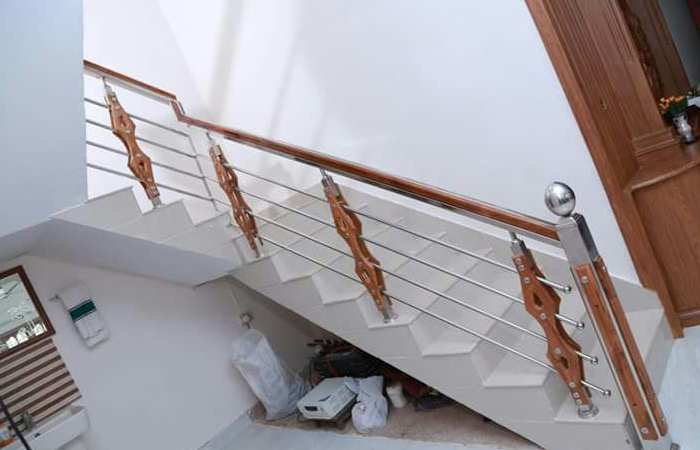 steel and wood combination