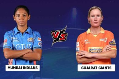 Watch Gujarat Giants VS Mumbai Indians Team