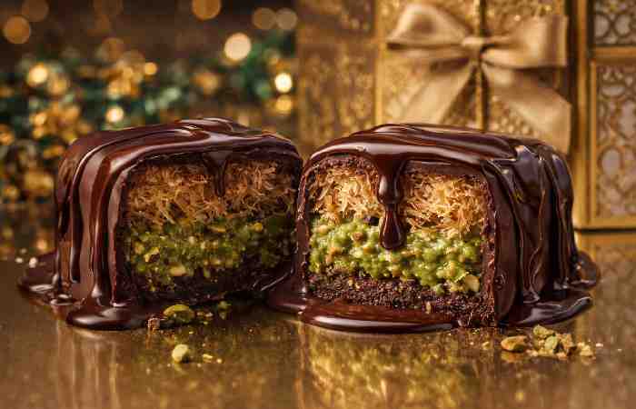 kunafa chocolate bar