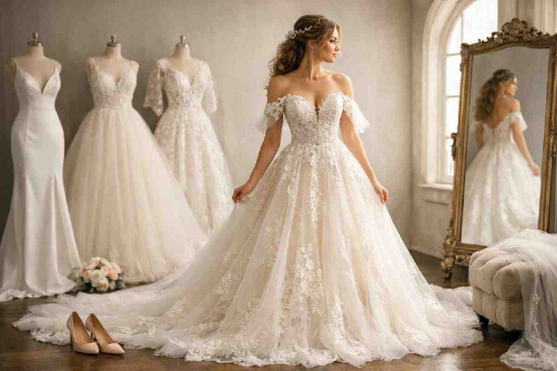 wedding gown for bride