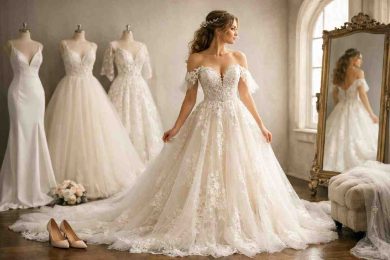 wedding gown for bride