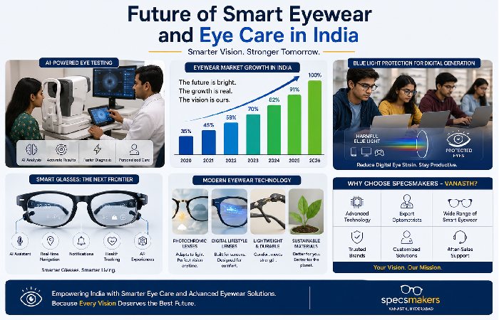 future smart eyewear trends in India and specsmakers optical growth