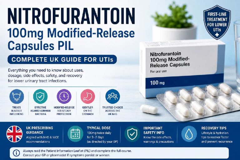 Nitrofurantoin 100mg Modified-Release Capsules PIL: Complete UK Guide
