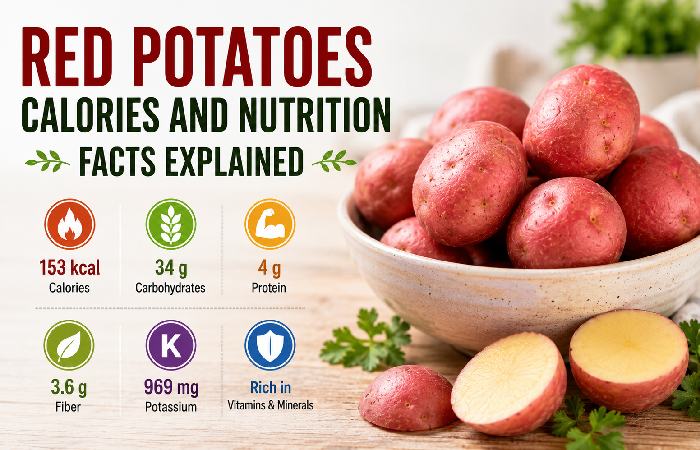 red potatoes calories and nutrition facts explained