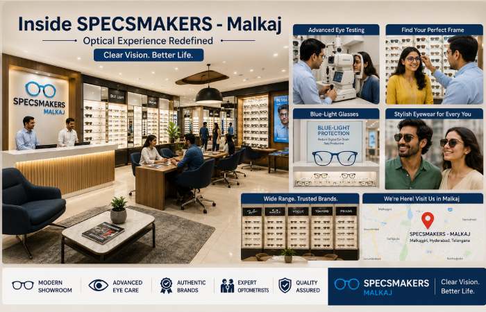 specsmakers - malkaj optical store in hyderabad india