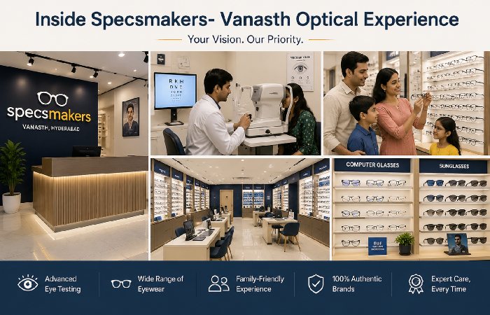specsmakers- vanasth eye testing and eyewear store in hyderabad india