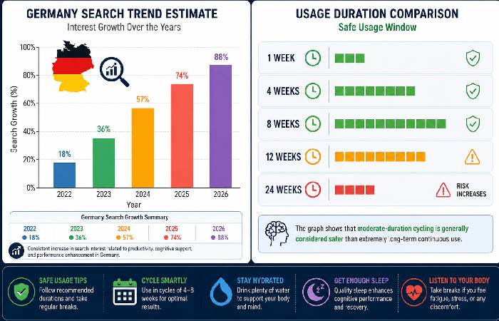 usage duration comparison graph
