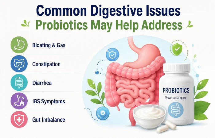 common digestive issues probiotics may help address
