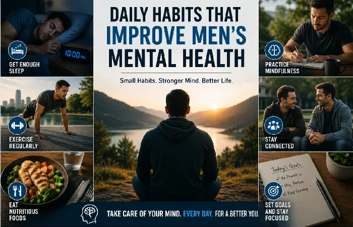 daily habits that improve men’s mental health