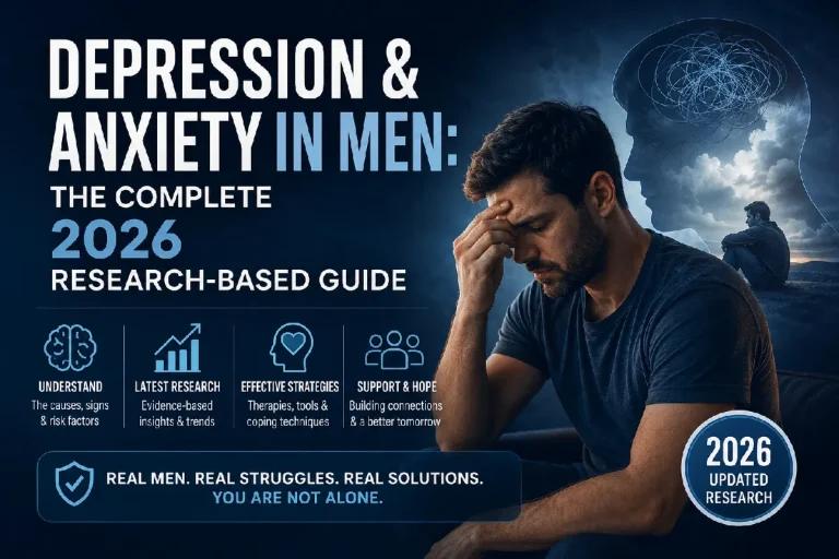 Depression & Anxiety in Men: The Complete 2026 Research-Based Guide