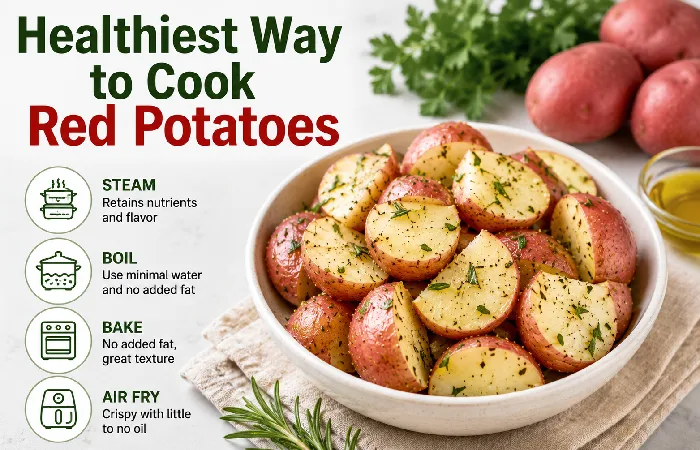 healthiest way to cook red potatoes