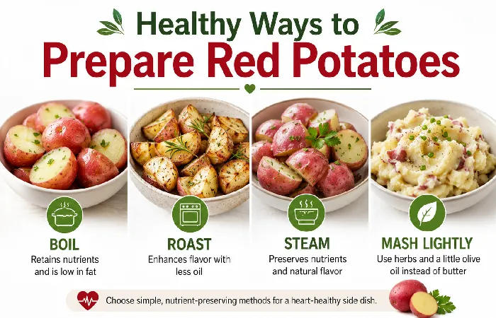 healthy ways to prepare red potatoes