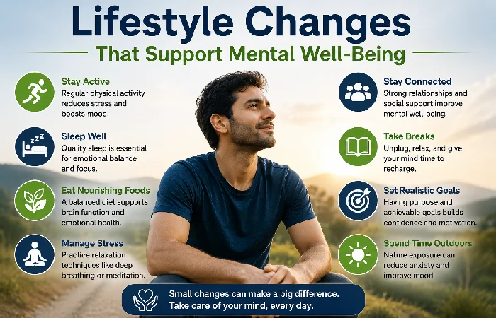 lifestyle changes that support mental well-being