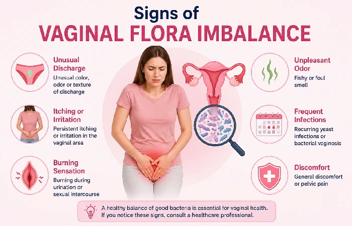 signs of vaginal flora imbalance
