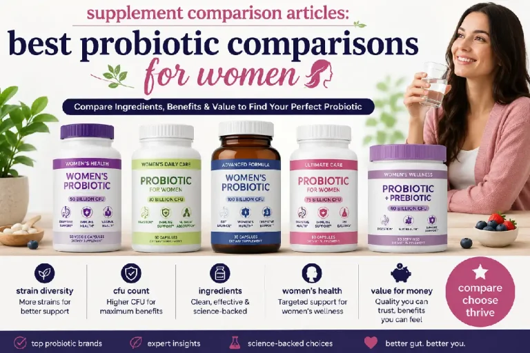 Supplement Comparison Articles: Best Probiotic Comparisons for Women