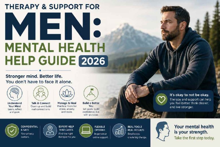 Therapy & Support for Men: Mental Health Help Guide 2026