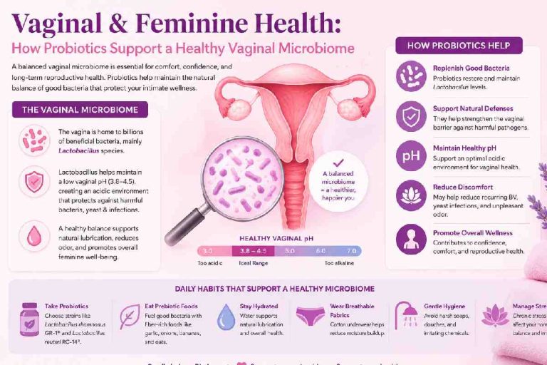 Vaginal & Feminine Health: How Probiotics Support a Healthy Vaginal Microbiome