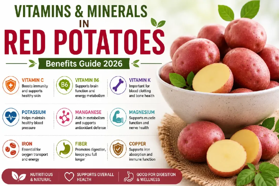 vitamins and minerals in red potatoes benefits