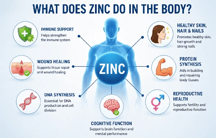 what does zinc do in the body