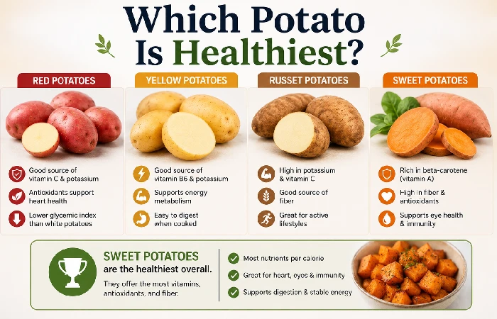 which potato is healthiest