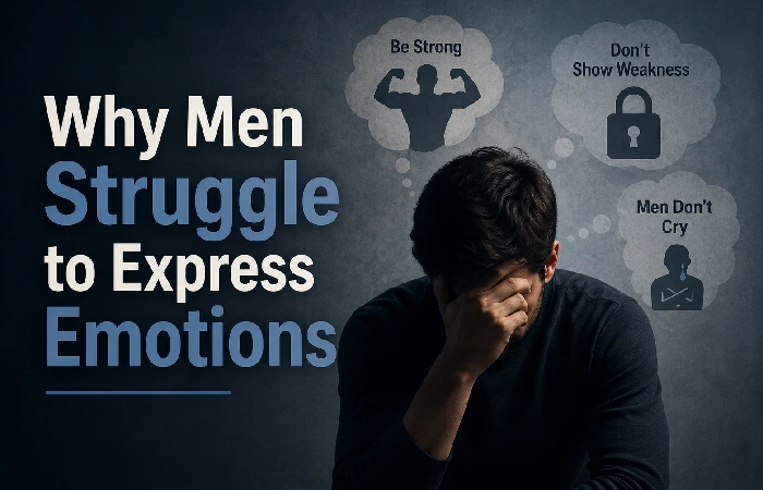 why men struggle to express emotions
