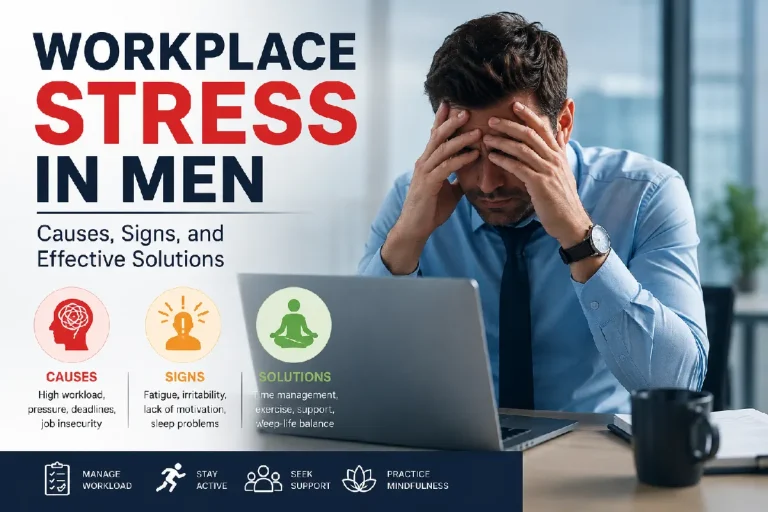 Workplace Stress in Men: Causes, Signs, and Effective Solutions
