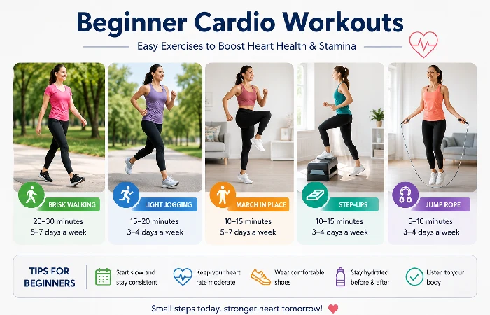 beginner cardio workouts