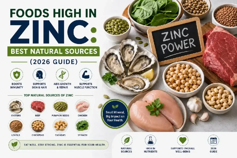 Foods High in Zinc: Best Natural Sources (2026 Guide)