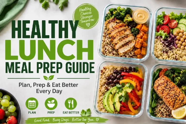 Healthy Lunch Meal Prep Guide: Plan, Prep & Eat Better Every Day
