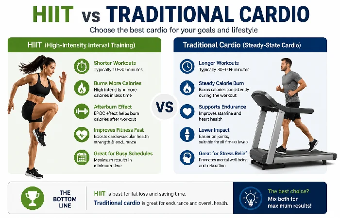 hiit vs traditional cardio