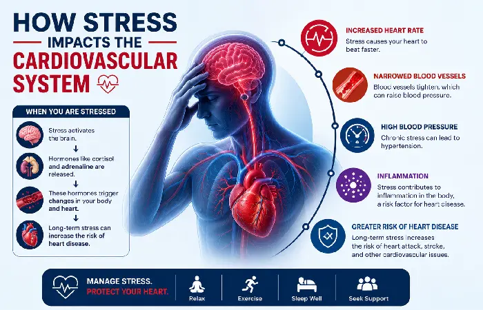 how stress impacts the cardiovascular system