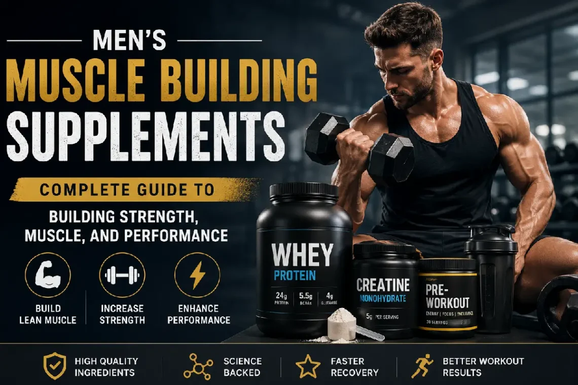 men’s muscle building supplements
