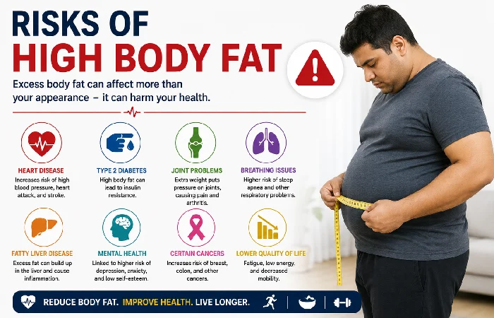 risks of high body fat