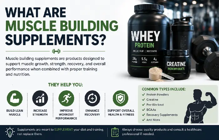 what are muscle building supplements