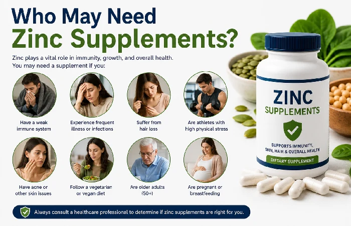 who may need zinc supplements