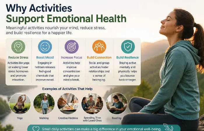 why activities support emotional health