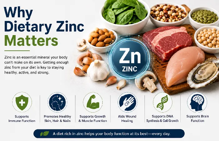 why dietary zinc matters