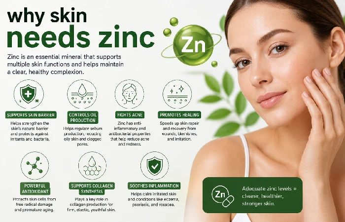 why skin needs zinc