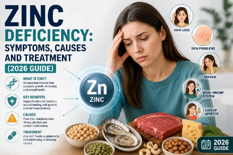 Zinc Deficiency: Symptoms, Causes and Treatment (2026 Guide)