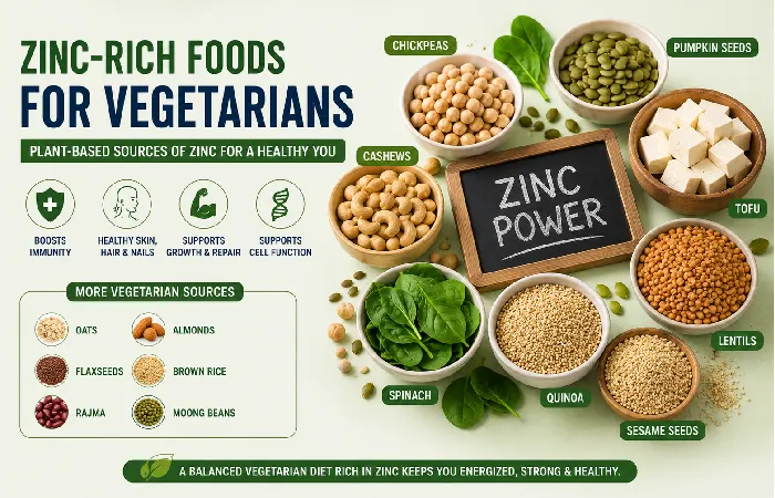 zinc-rich foods for vegetarians