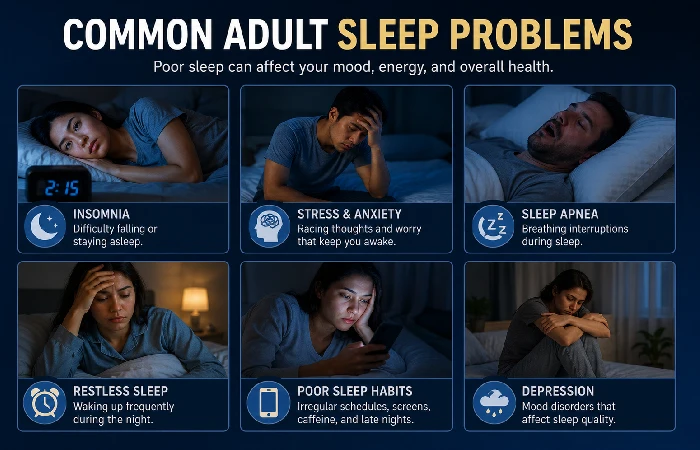 common adult sleep problems