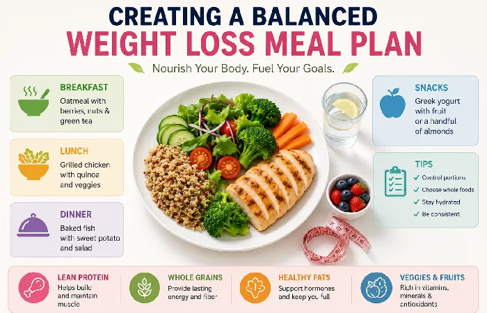 creating a balanced weight loss meal plan