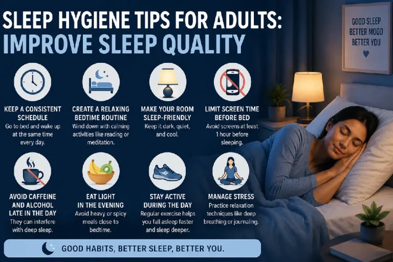 Sleep Hygiene Tips for Adults: Simple Habits for Better Sleep