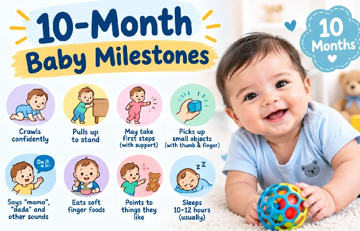 10-month baby milestones