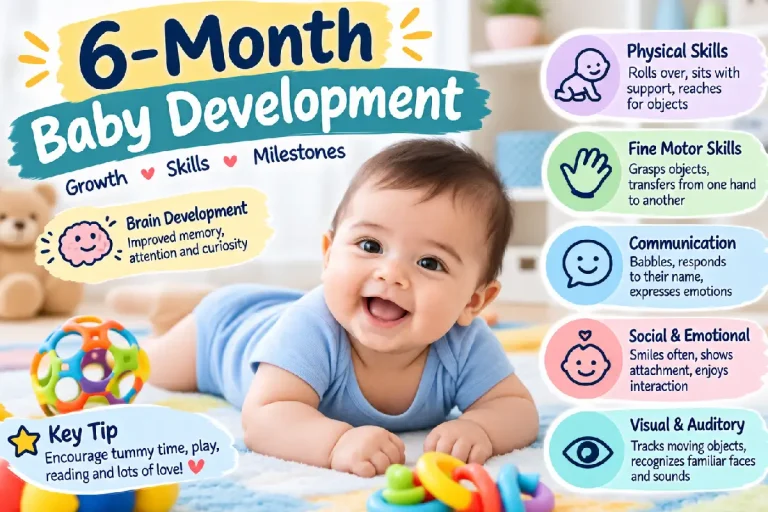 6-Month Baby Development: Milestones and Activities